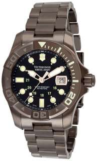   Army Victorinox Dive Master 500 Black Ice Mens Watch 241429  