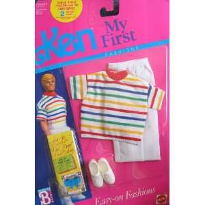  Barbie KEN My First Fashions w White Pants (1989) Toys 
