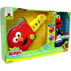  Sesame Street 2 in 1 Giggle Guitar and Rock n Roll Elmo 