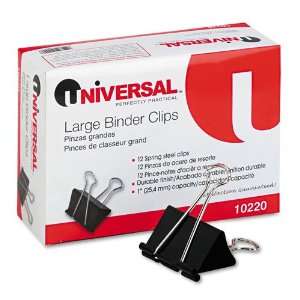  Universal Products   Universal   Large Binder Clips, Steel 