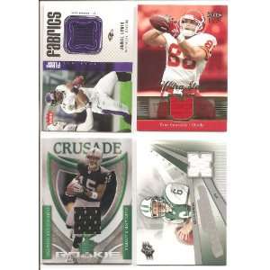  Cards . . . Featuring 2004 Fleer Fabrics Jamal Lewis . . 2007 Fleer 