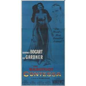  Barefoot Contessa Poster Insert 14x36 Ava Gardner Humphrey 