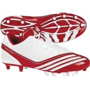   Wht/Red Low Molded Cleat   Equipment   Football   Footwear   Molded