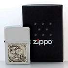 ZIPPO Lighter with a Pewter FISH Emblem Salmon/Trout  