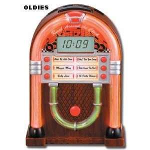    Soundesign Lighted Jukebox Alarm Clock   Oldies