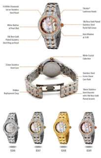 Invicta Womens 0269 II Collection Diamond Accented Stainless Steel 