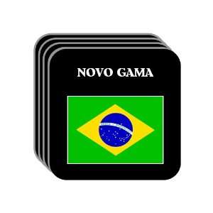  Brazil   NOVO GAMA Set of 4 Mini Mousepad Coasters 