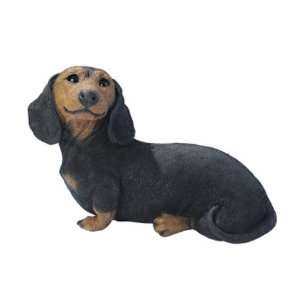  Black Dachshund Puppy Dog Statue