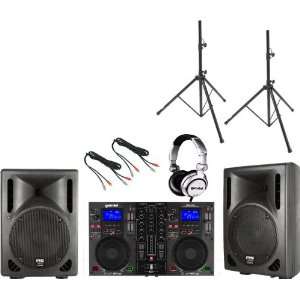  Gemini CDM 3610 / RS 410 DJ Package Musical Instruments