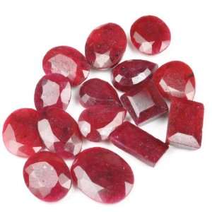  Red Ruby Mixed Shape Loose Gemstone Lot Aura Gemstones Jewelry