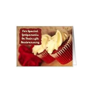  Godparents 24th Anniversary Cupcakes Card Card Health 