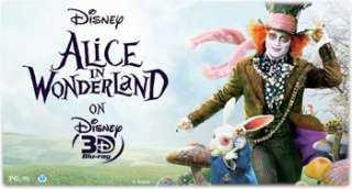 Alice in Wonderland 3D Blu ray Disc Tumble down the rabbit hole 