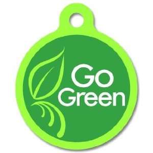  Go Green Full Color Personalized Custom Key Chain Patio 