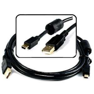  Gold Series USB Digital Camera Mini B 5pin Cable with 