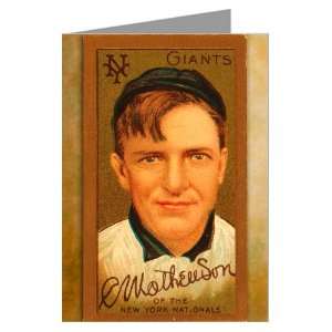  6 Greeting Cards of Christy Mathewson, New York Giants 