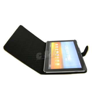 New Leather Case Cover + LCD Film for Samsung Galaxy Tab 10.1 GT P7500 