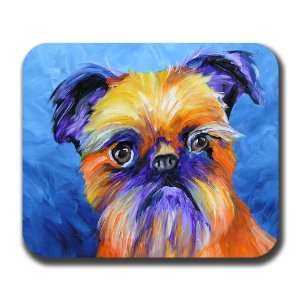  Colorful Brussels Griffon Dog Art Mouse Pad Everything 