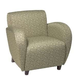  Sofa Club Chair Contemporary Style in Champagne Fabric 