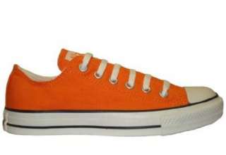  Converse Chuck Taylor All Star Lo Top Orange Canvas Shoes 