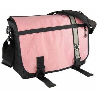 DadGear Messenger Diaper Bag   Pink Retro Stripe
