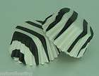100 zebra mini muffin cup cake tin paper cases liners