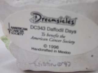 Dreamsicles Daffodil Days 3.5 Angels Cherubs Kristin 1996 Cast Art 