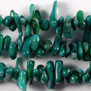 16.5L SUPERB GREEN CORAL BRANCH Loose Beads GEMSTONES  