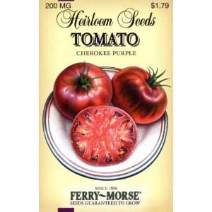  Ferry Morse 3760 Heirloom Seeds Tomato   Cherokee Purple 