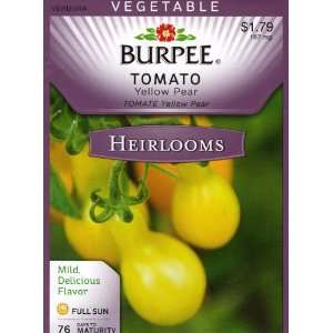  Burpee 63107 Heirloom Tomato Yellow Pear Seed Packet 