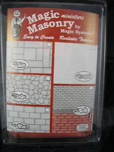 Magic Masonry Red Brick dollhouse miniature SW502R  