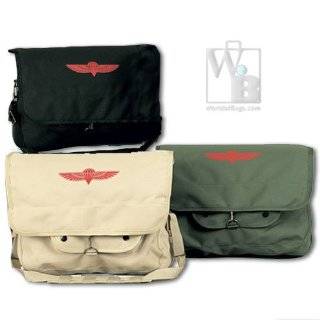 15. Classic Retro Washed Paratrooper Canvas Shoulder Bag   Unisex 