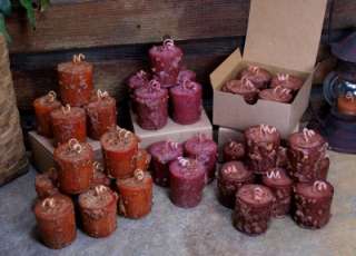 PRiMiTivE highly scented grungy grubby Votive Candles U choose 