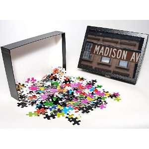  Puzzle of Madison Avenue street sign from Robert Harding Toys & Games