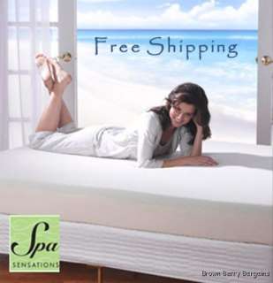   Memory Foam Bed Mattress Topper Cover Pad Queen King Full  