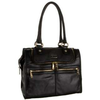 DKNY Large Nappa Shopper with Zipper Detail   designer shoes, handbags 