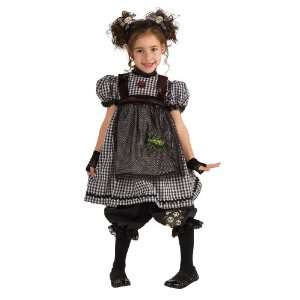  Lets Party By Rubies Gothic Rag Doll Child Costume / Black 