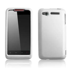  WHITE Hard Rubber Feel Plastic Case for HTC Merge ADR6325 