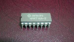 16K X 1 Random Acess Memory RAM Hitachi HM4716A 4716 IC  