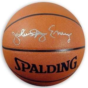  Julius Erving Signed Spalding Leather BaskeBall Sports 