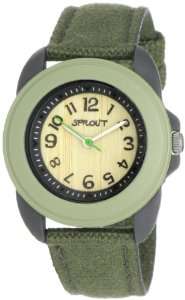   Eco Friendly Corn Resin and Green Organic Cotton Strap Watch Watches