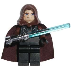  LEGO Anakin Skywalker in Jedi Robes with CHROME Lightsaber 