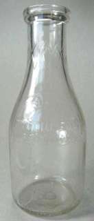 OLD GLASS MILK BOTTLE KENOSHA WISCONSIN 1940s 1950s? #5  