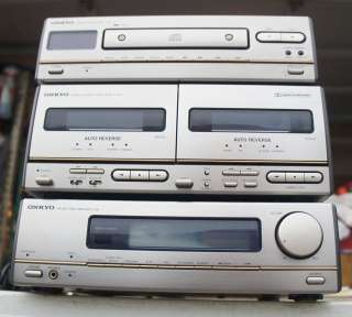 Onkyo R 05 Stereo Receiver C 05 CD Player K 05W Cassette Mini Systems 