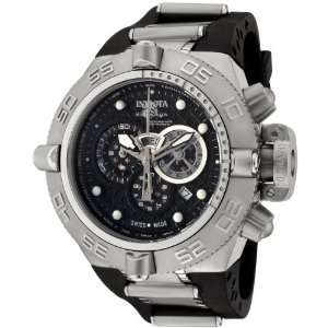   Subaqua Noma IV Chronograph Black Polyurethane Watch Invicta Watches