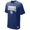 Nike MLB Dri Fit Graphic T Shirt   Mens   Padres   Navy / White