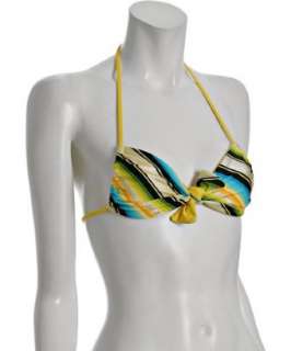 Space yellow stripe Girls Best Friend halter top   up to 