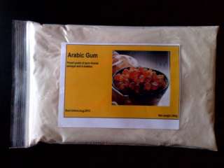 250g Arabic gum powder food grade ,Acacia, top grade  