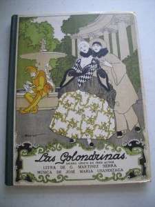 Vintage Las Golondrinas Sheet Music Foreign Book NEAT  