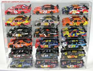NASCAR 124 Diecast Display Case 18 Comp. fits Action  