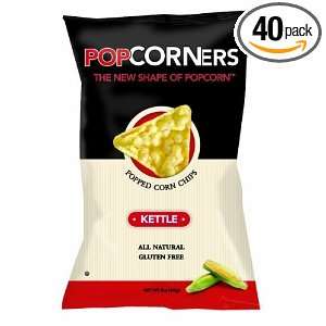 Medora Snacks Popcorners Popped Corn Chips, Kettle, 1.1 Ounce (Pack of 
